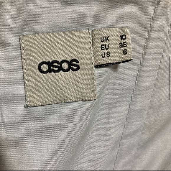 ASOS SILVER SEQUIN STRAPLESS COCKTAIL DRESS, SIZE 6 - Picture 5 of 5